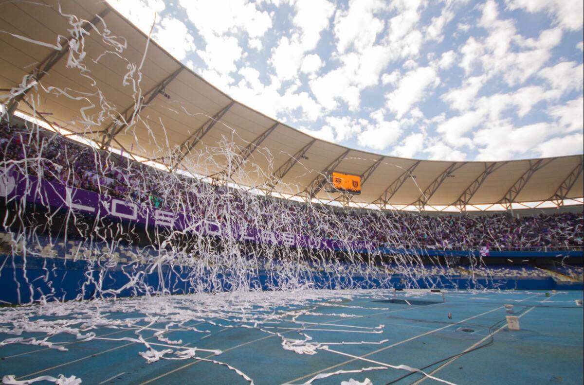 VIDEO | La masiva llegada de los hinchas de Deportes Concepción para crucial partido por el título