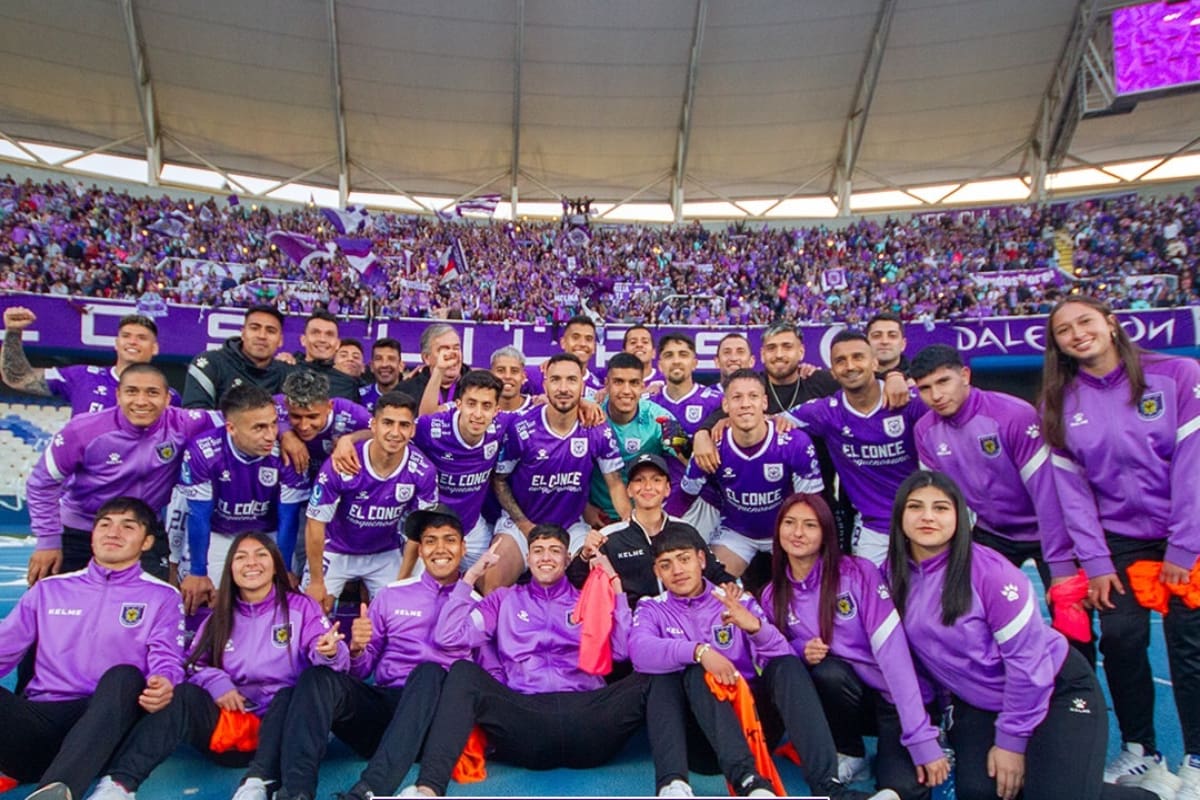 Deportes Concepción convocó a 16.624 espectadores el sábado ante General Velásquez. (Foto: @ElConce_CL)
