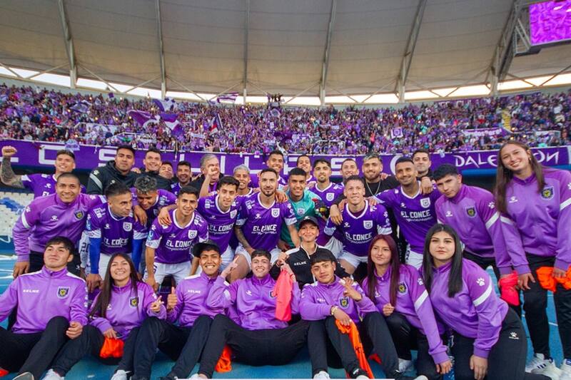Deportes Concepción convocó a 16.624 espectadores el sábado ante General Velásquez. (Foto: @ElConce_CL)