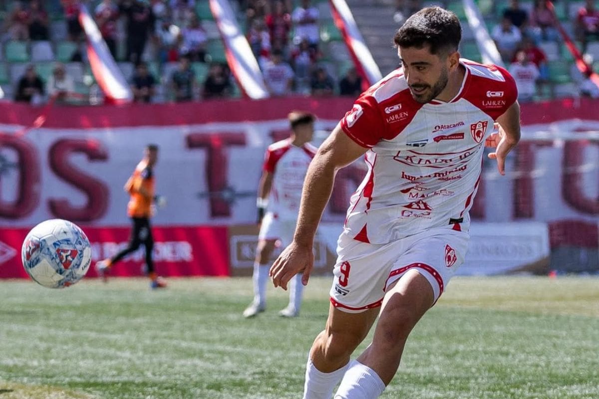 Lautaro Palacios fue el autor de la única conquista del León de Atacama. Foto: Instagram Lautaro Palacios.