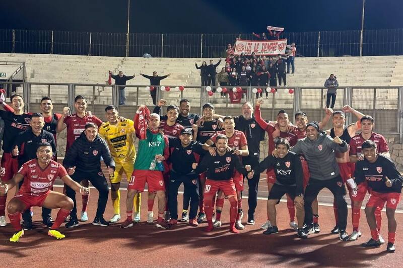 El León de Atacama festeja el liderato de Primera B, tras vencer a San Marcos. Foto: Instagram Deportes Copiapó.