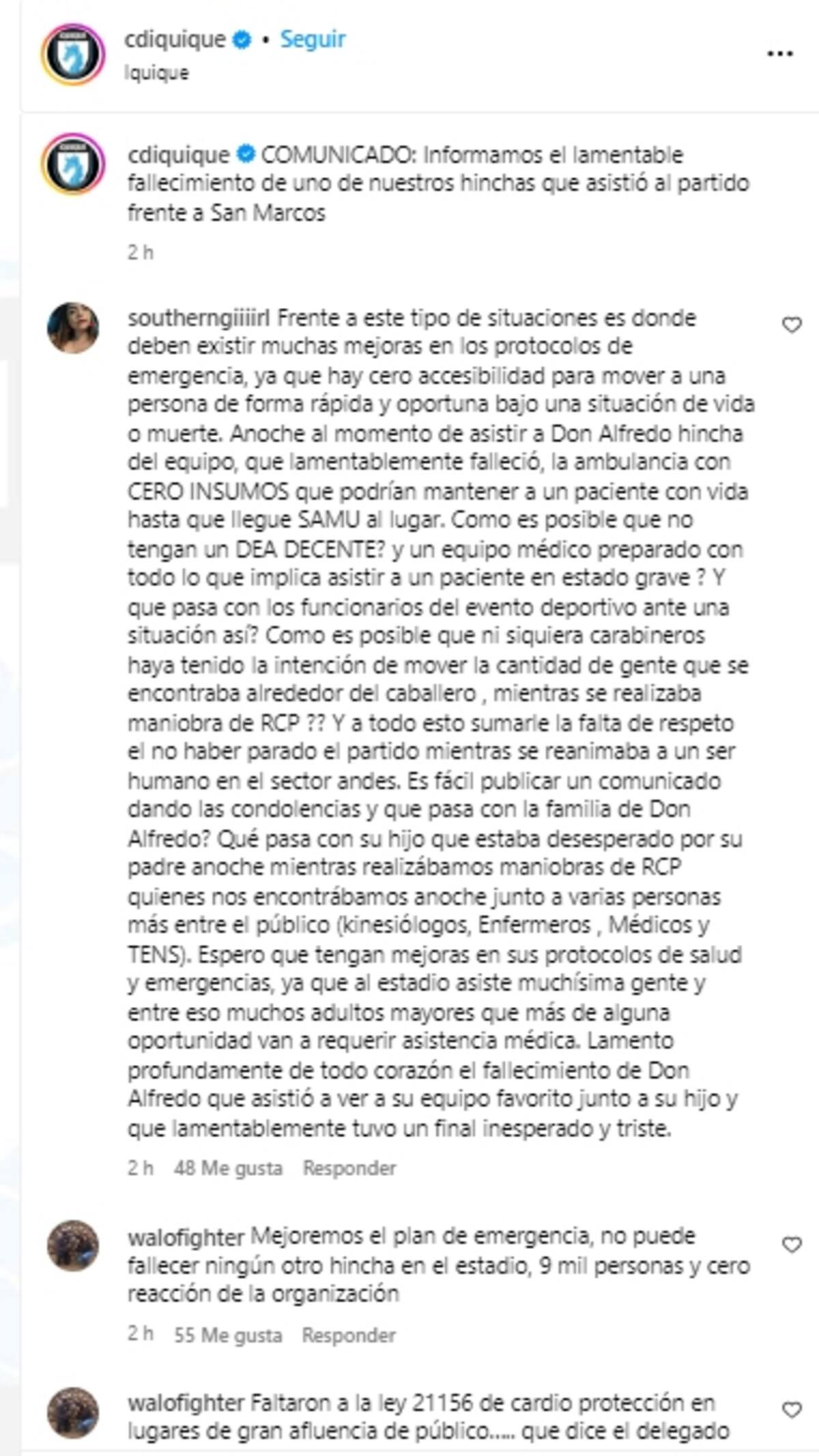 Los hinchas reclamaron por mejores condiciones.