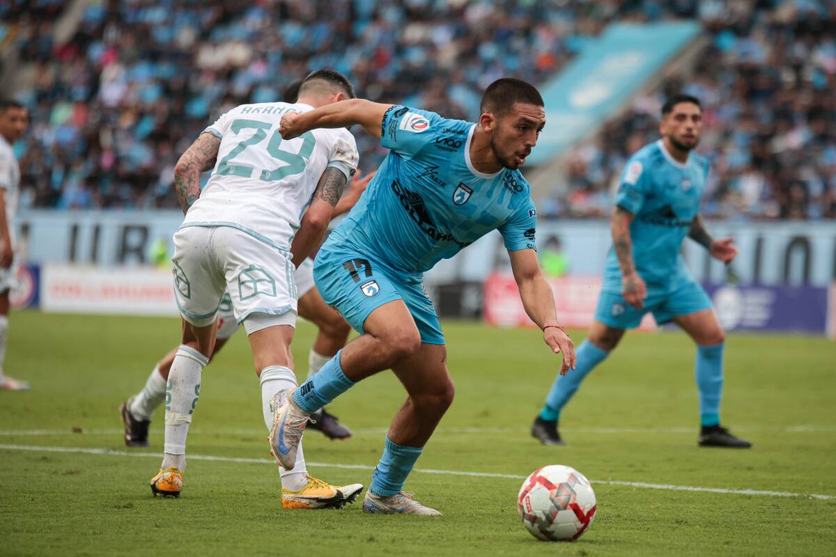Cesar Gonzalez en el último triunfo ante Universidad de Chile.