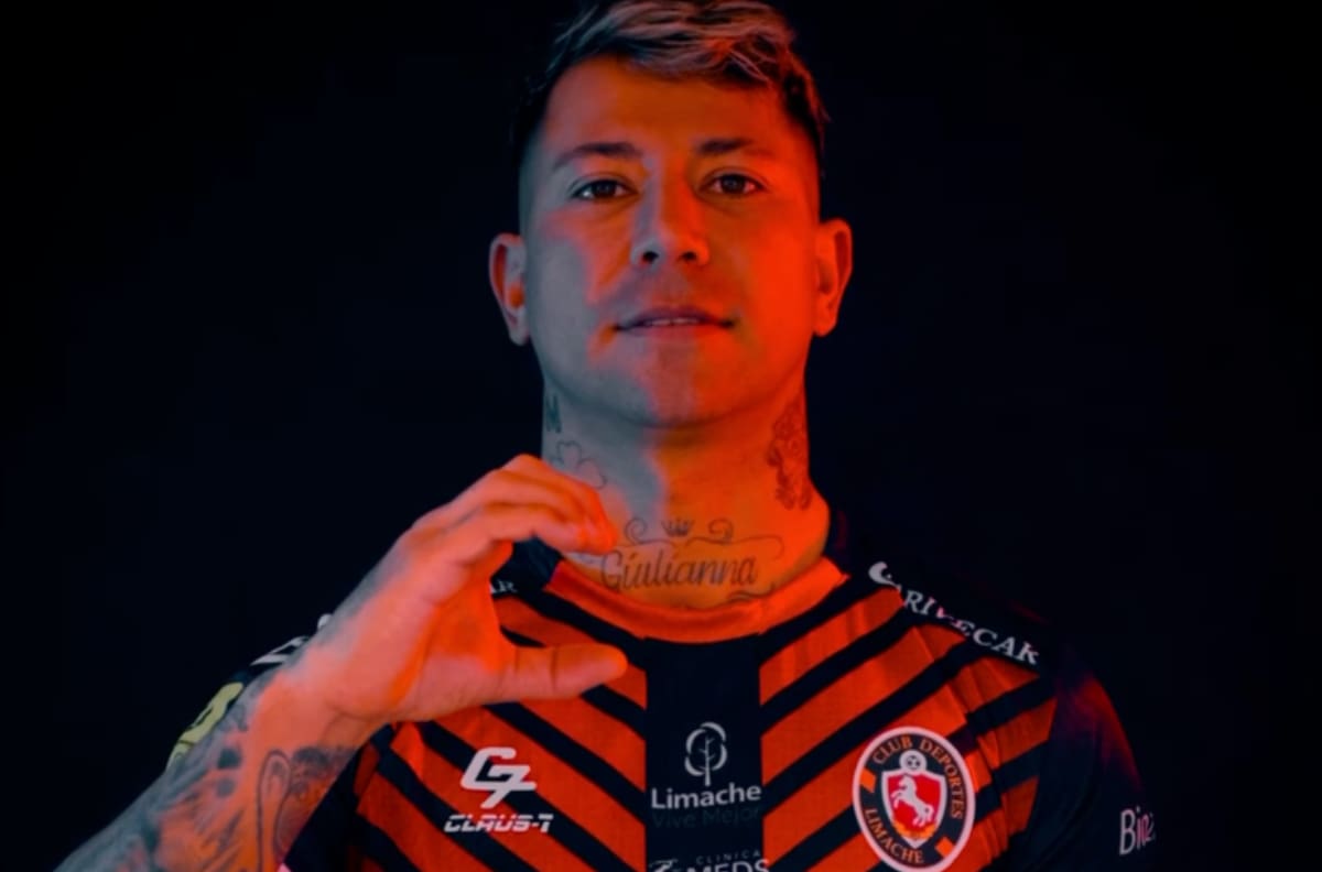 “Que bien te queda la roja con negro”: Deportes Limache oficializó la llegada de Leonardo Valencia