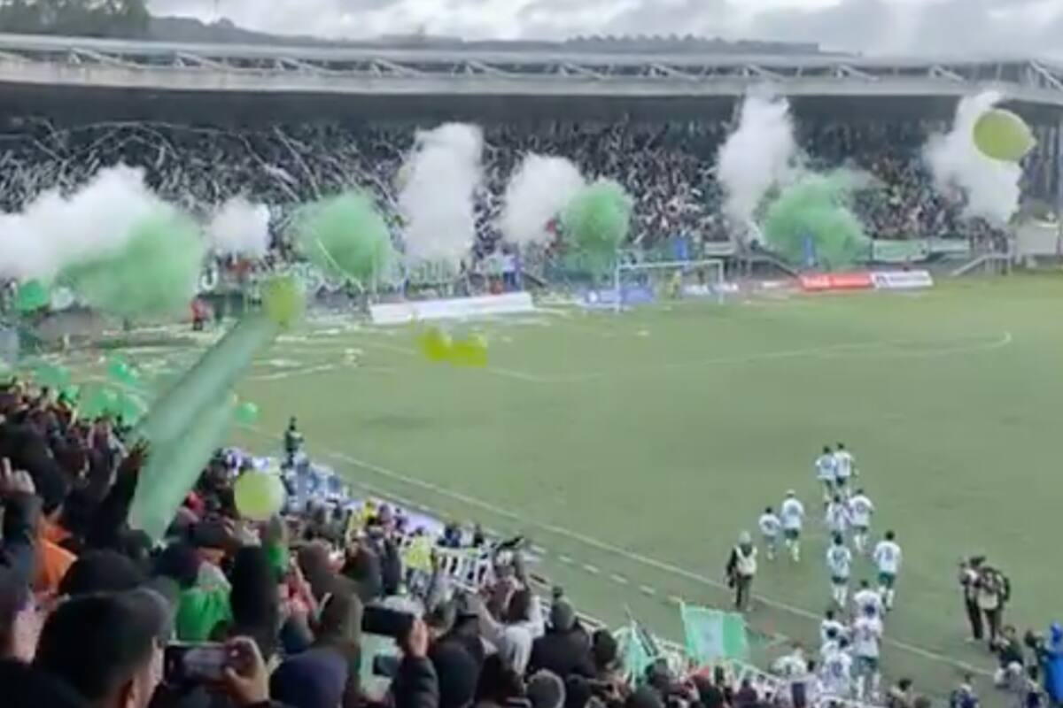 en el Clásico del Sur frente a Provincial Osorno.