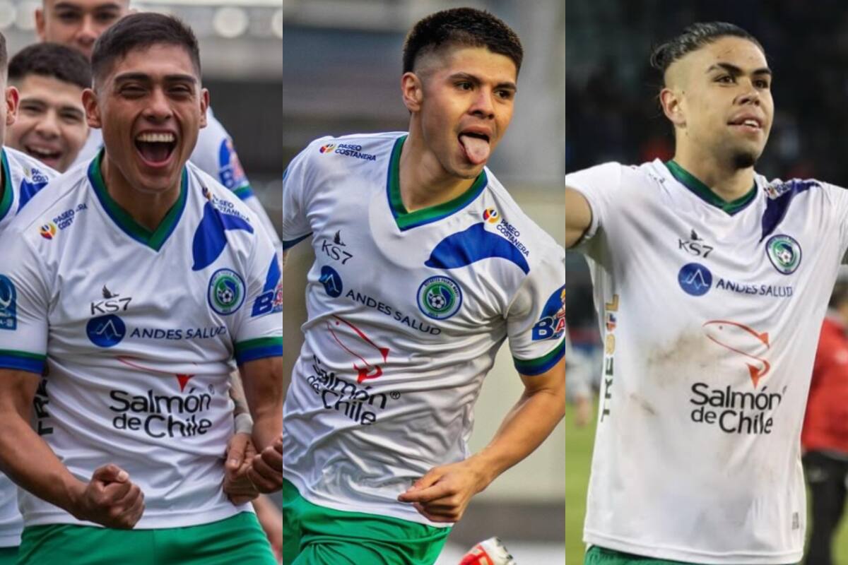 Harold Antiñirre, Cristóbal Vargas y Maximiliano Riveros.