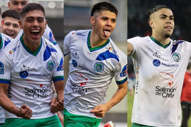 Harold Antiñirre, Cristóbal Vargas y Maximiliano Riveros.