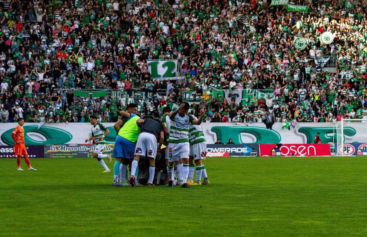 El Pije quiere hacer sentir su localía en el Estadio Germán Becker. Foto: Instagram Deportes Temuco.