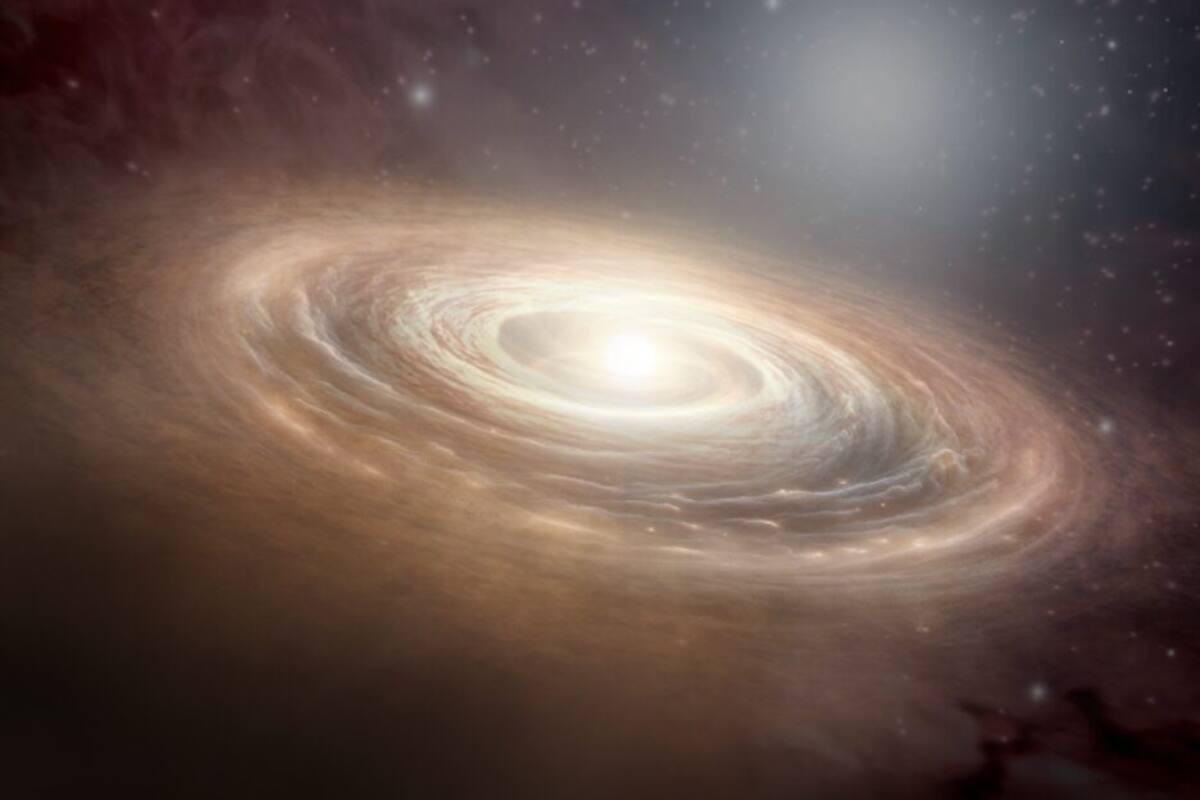 Así se vería un disco protoplanetario o "fábrica de planetas".