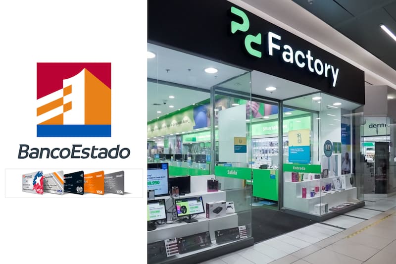 Banco Estado y PC Factory anuncian promoción exclusiva para Navidad.