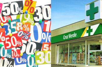 Descubre todos los descuentos de hasta un 40 % disponibles en farmacias Cruz Verde