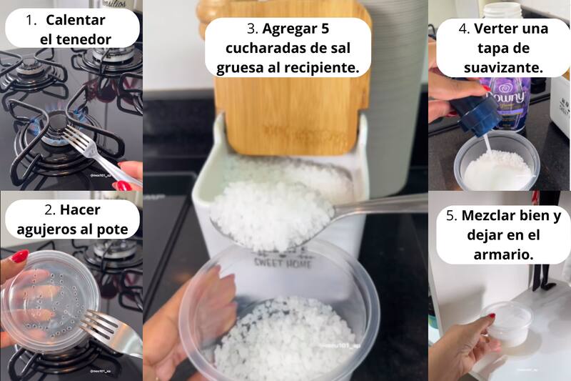 Esta es la preparación para dejar de tener olor a humedad en tus armarios.