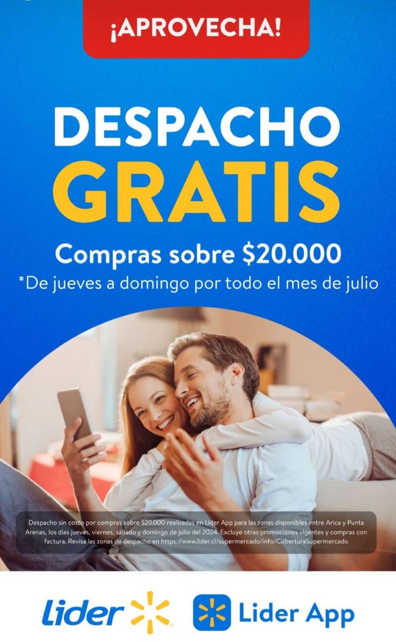 Despacho Gratis de Lider.