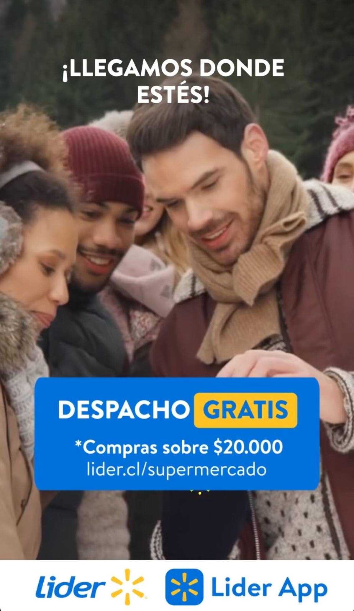 Despacho gratis de Lider.