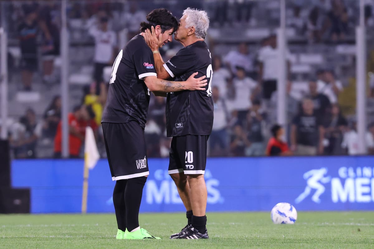 Despedida de Jaime Valdes en el estadio Monumental.