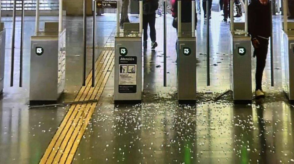 La empresa reportó destrozos y accesos controlados a estaciones