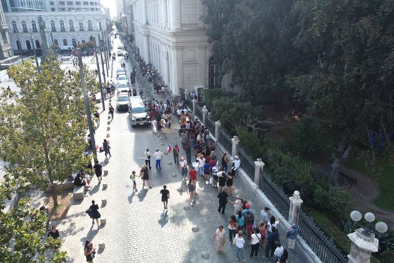 Desde las 07:30 horas se producirán los cortes en la capital del país por el funeral de Sebastián Piñera.