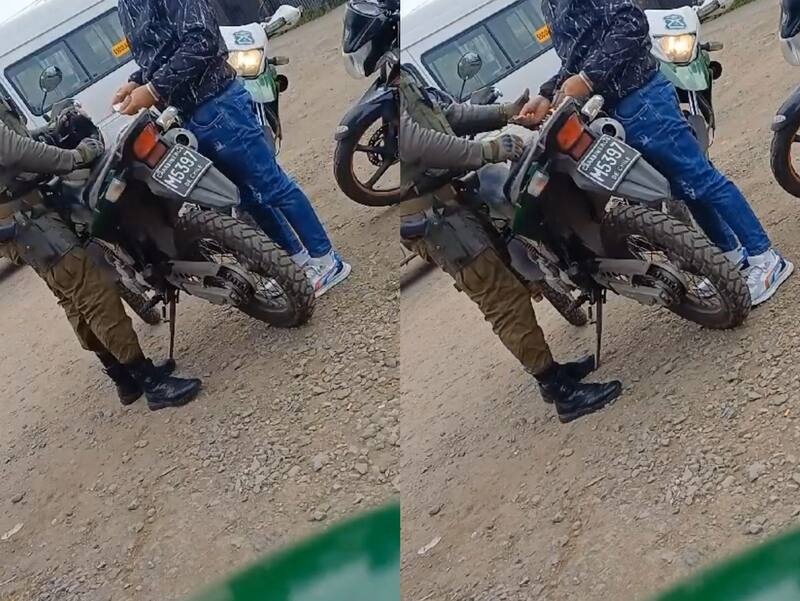 El sujeto es de nacionalidad colombiana. Foto cedida.