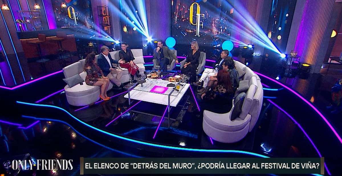 arte de sus integrantes en Only Friends. Foto: Mega.