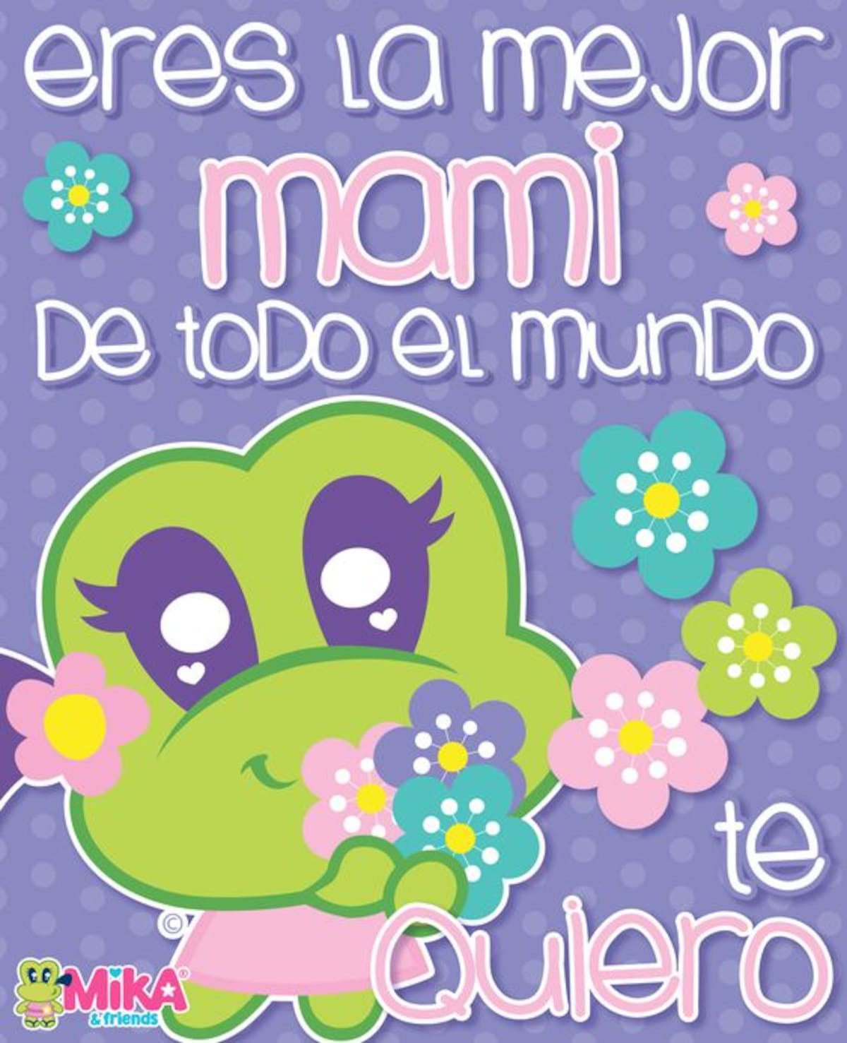 Deséale un lindo día a tu madre.