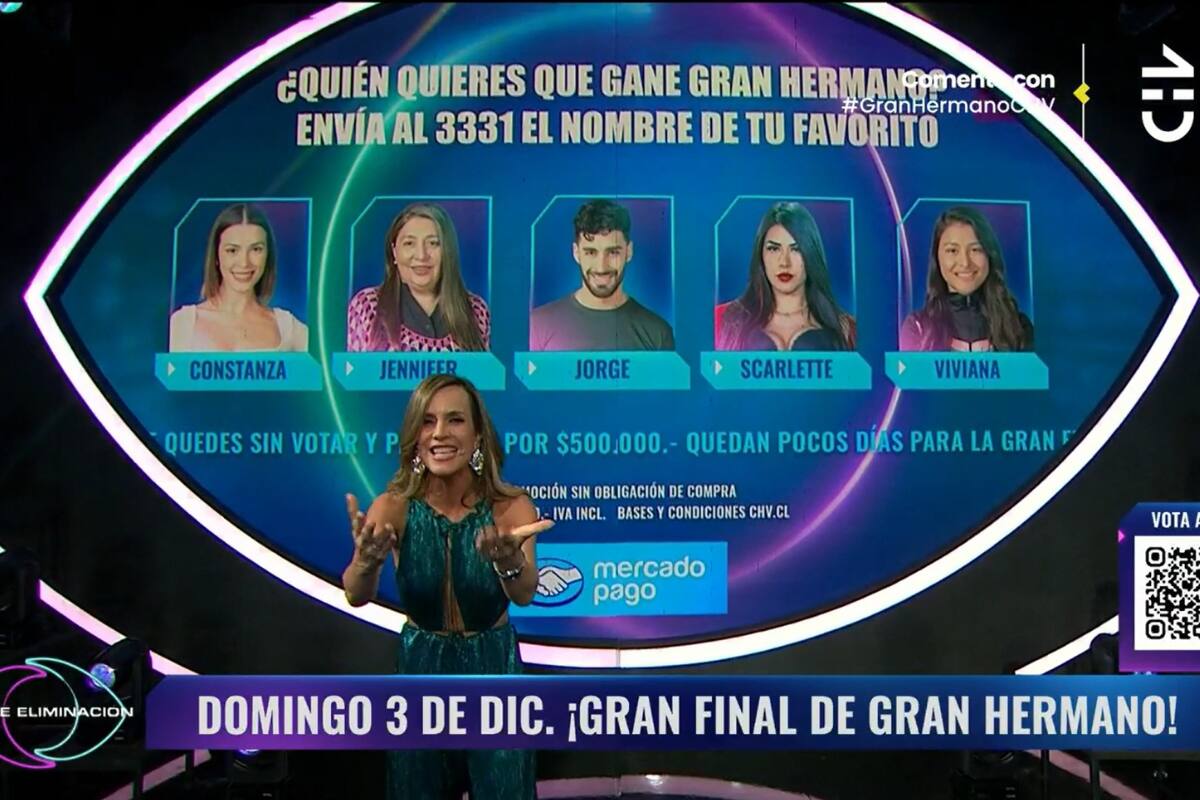 La animadora de "Gran Hermano" Chile confirmó que la final se realizará en vivo el próximo 3 de diciembre en el horario prime.