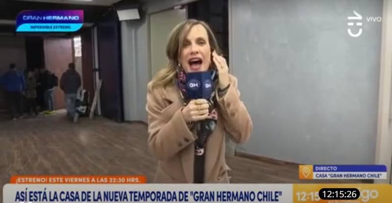 Diana Bolocco mostró la entrada al sótano de la casa de "Gran Hermano".
