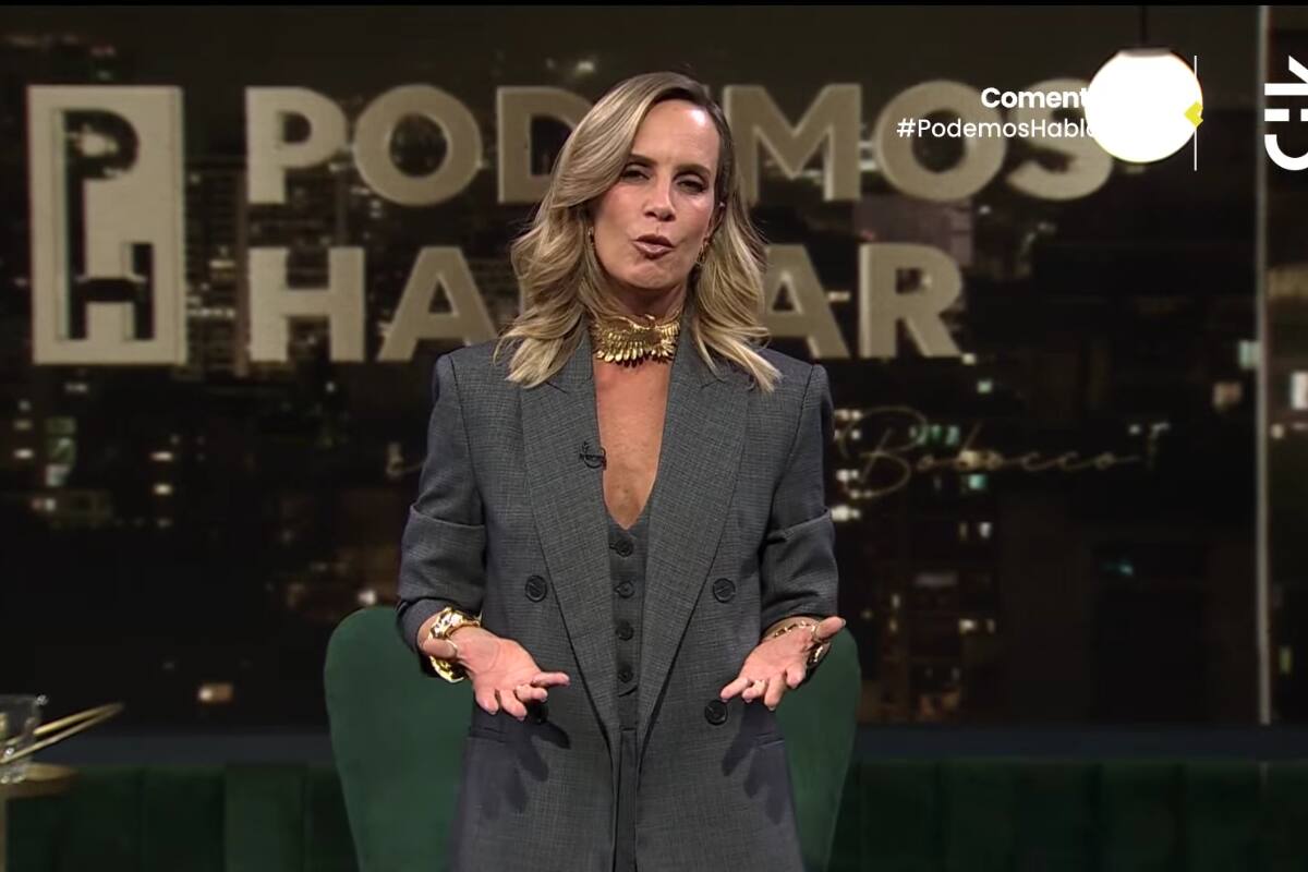 pidió disculpas públicas a Mariana Derderián en Podemos Hablar. Créditos: captura Chilevisión.