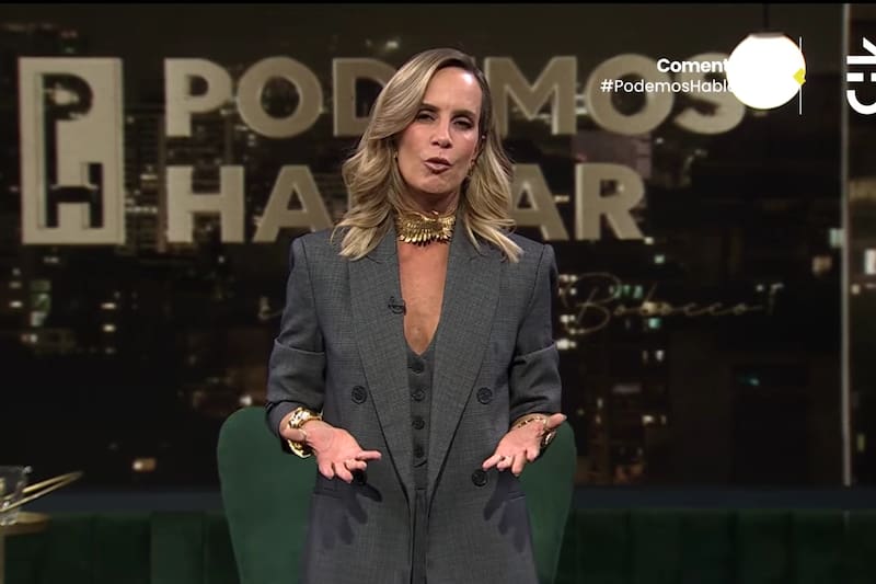pidió disculpas públicas a Mariana Derderián en Podemos Hablar. Créditos: captura Chilevisión.