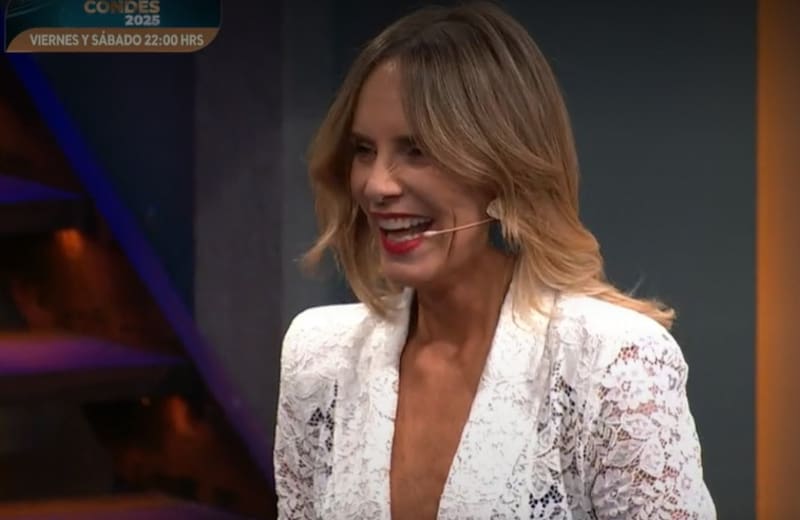 La animadora salió jugado de una talla de Kike Morandé. Créditos: Pantallazo CHV