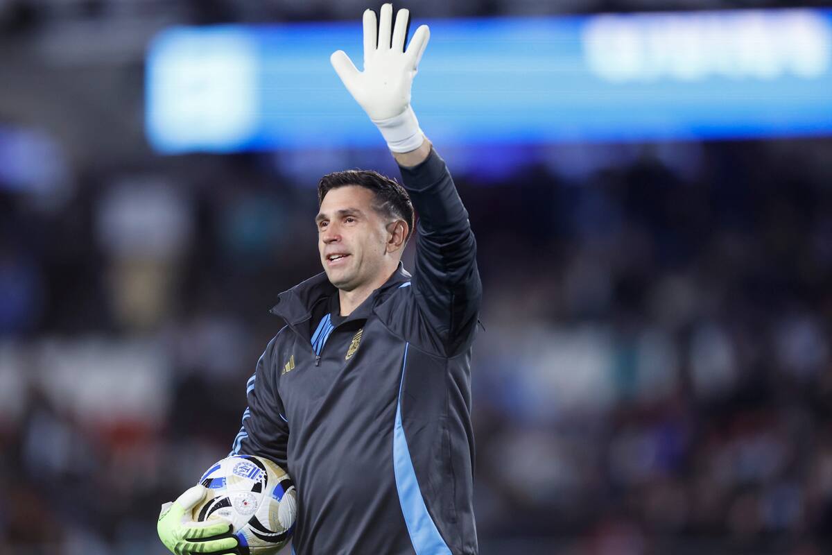 , arquero de la Selección Argentina. EFE