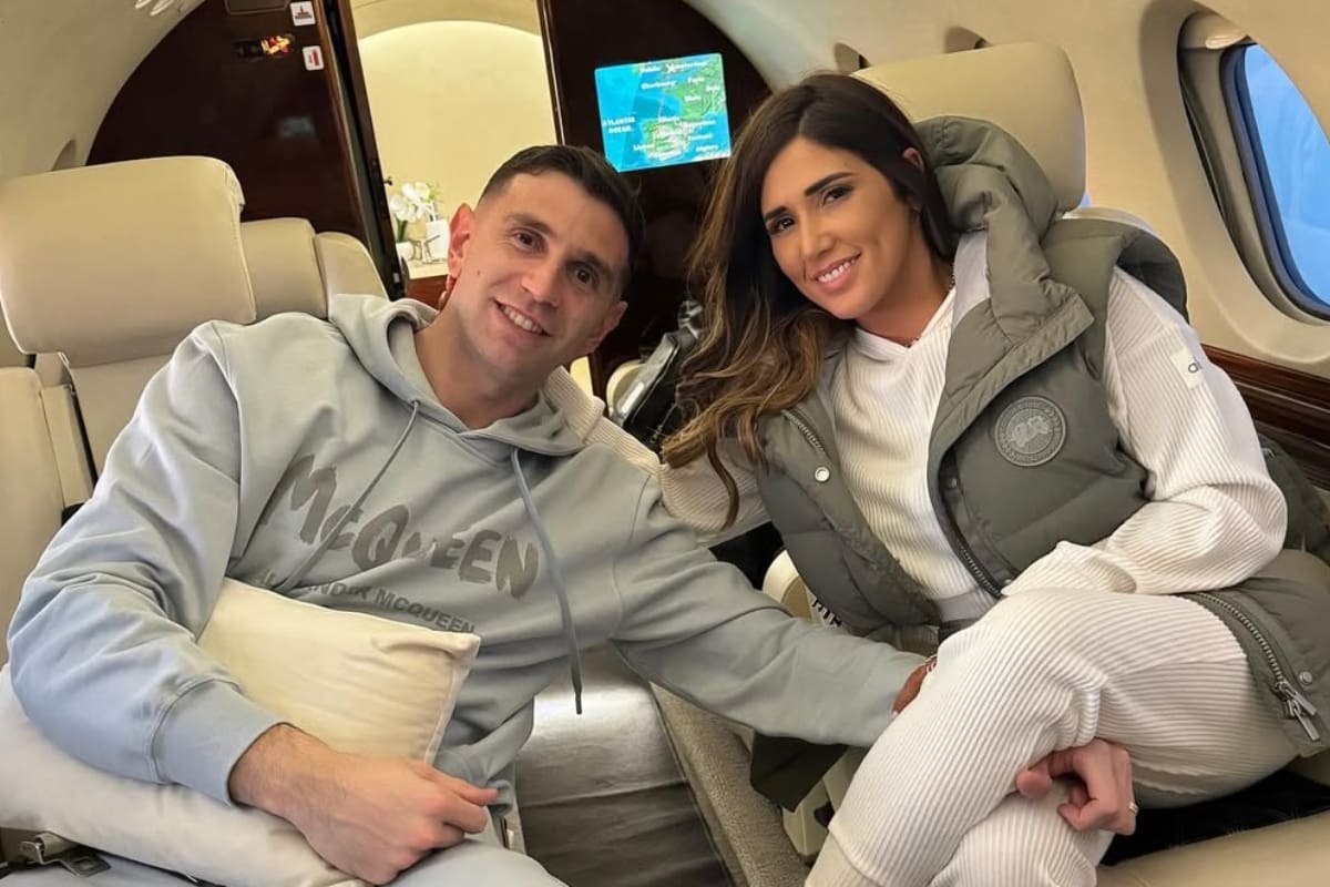 La esposa del futbolista le dedicó unas palabras.