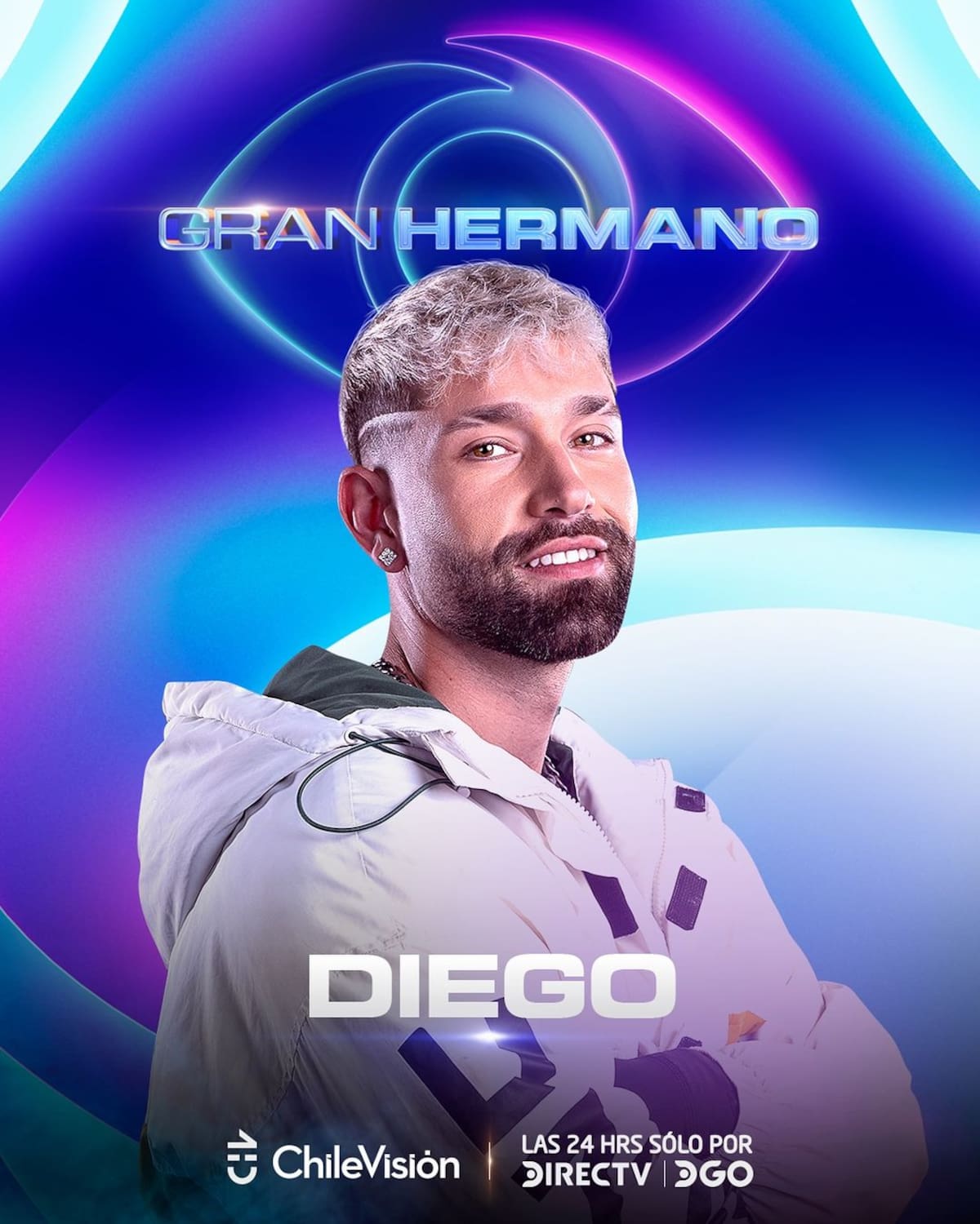 Esta es la imágen con la que promocionaron la entrada de Diego Bazáes en "Gran Hermano".