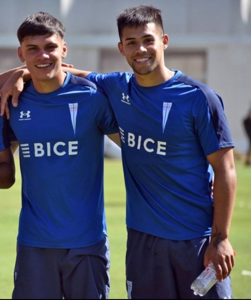 Diego Corral junto a Alexander Aravena.