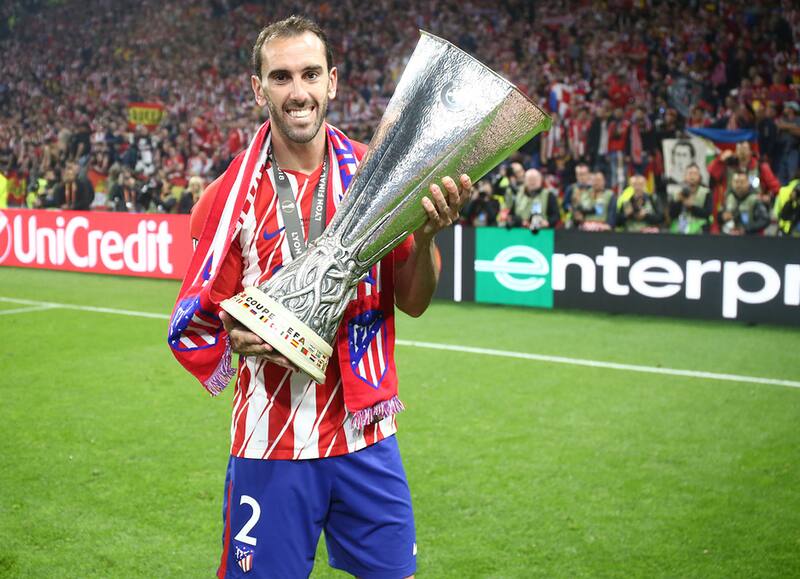 Diego Godín ganó la Europa League en 2012 y en 2018 con el Atlético de Madrid