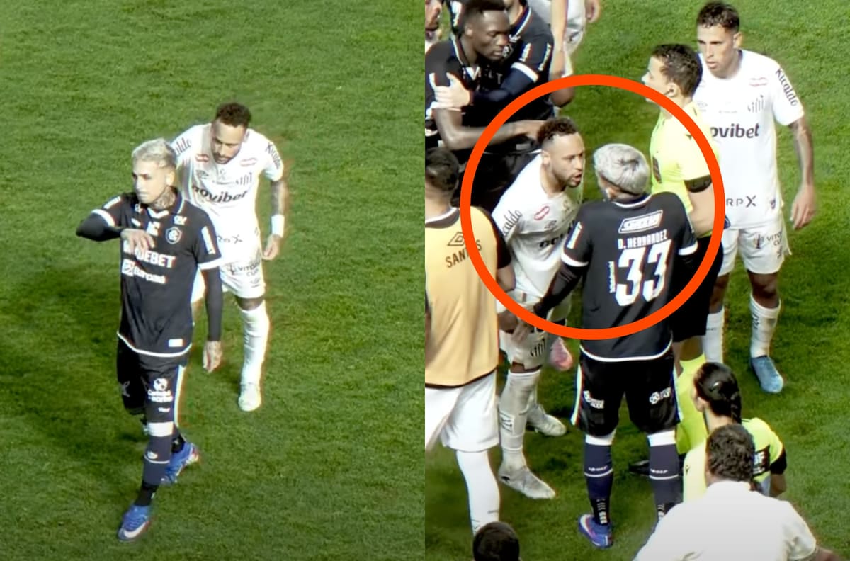 VIDEO | Fracasó en el fútbol chileno y ahora vivió tremenda ninguneada de Neymar en Brasil