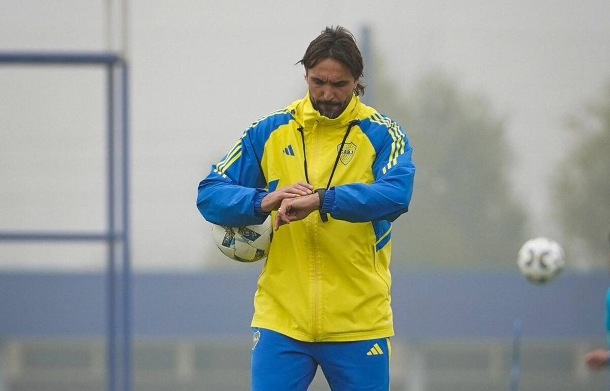 Durante su etapa en Boca. Créditos: @bocajrs.