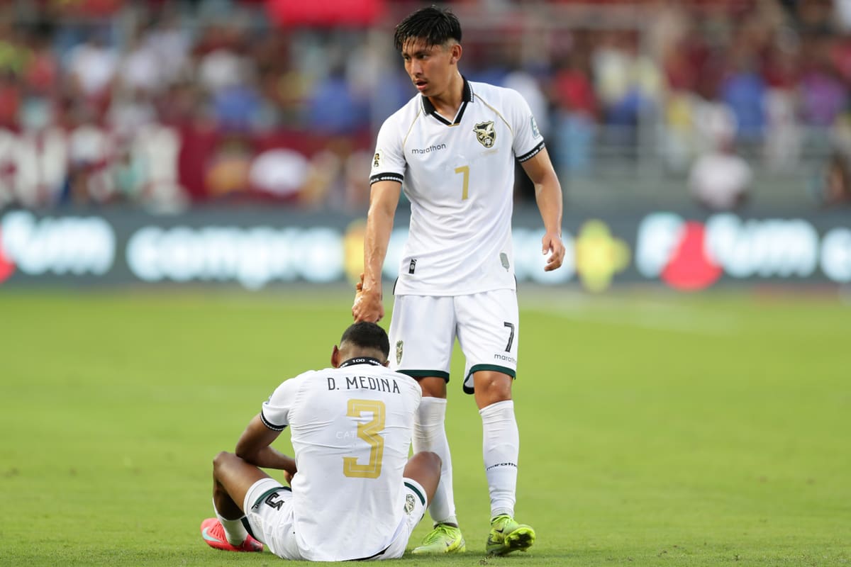 jugadores de Bolivia. Foto: EFE.