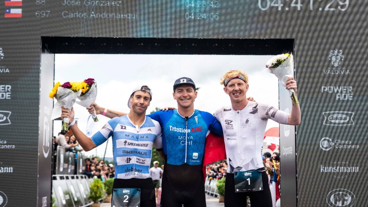 Diego Moya y Romina Biagioli, los grandes ganadores del Ironman 70.3 de Valdivia 2025