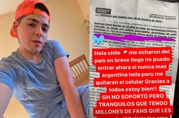 “Diego Pánico” habría sido echado de Argentina por tratar de ingresar a “Gran Hermano” Chile