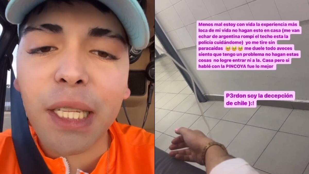 “Diego Pánico” lo hizo otra vez: Se habría tirado desde un helicóptero para llegar a la casa de “Gran Hermano” Chile