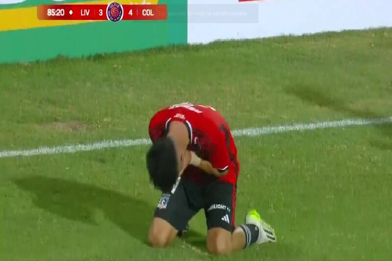 Se emocionó hasta las lágrimas tras anotar su primer gol.