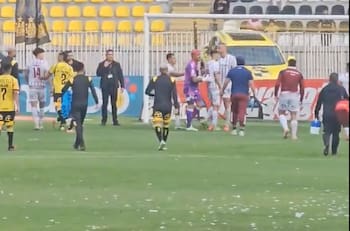 VIDEO | No se vio por TV: el caliente cruce de Diego Sánchez con jugadores de La Serena