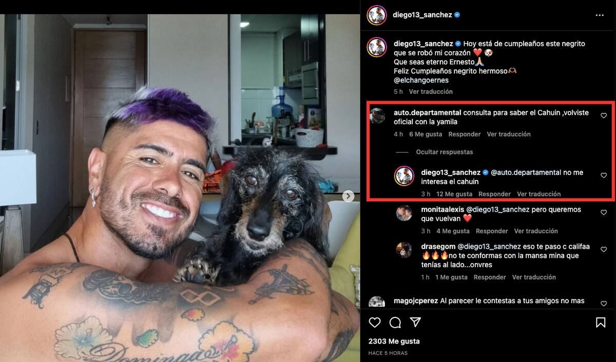 Se refirió a su regreso con Yamila Reyna.