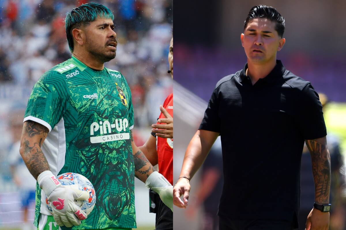 El portero le responde con todo a Felipe Gutiérrez tras el Clásico. Foto: Agencia Aton.