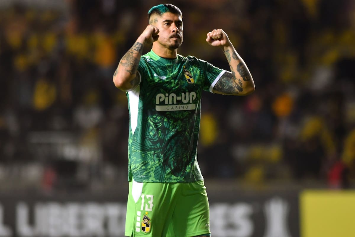 Arquero de Coquimbo Unido en Copa Libertadores. Agencia Aton