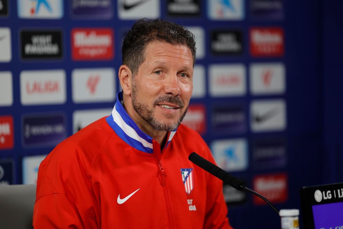 El "Cholo" enfrenta a su exequipo. EFE