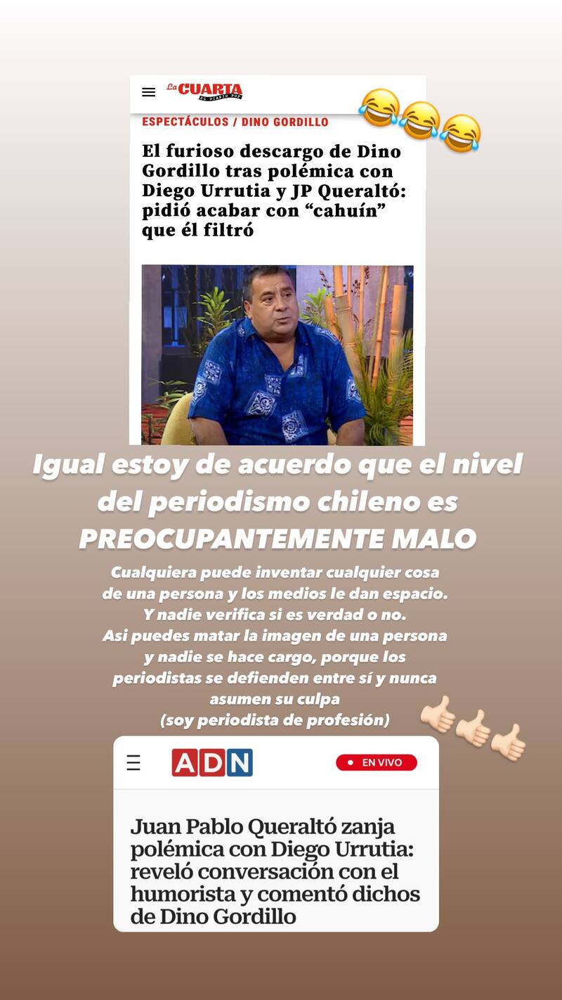 Este fue el mensaje que compartió en sus redes sociales. Créditos:@diegourrutiabarra.