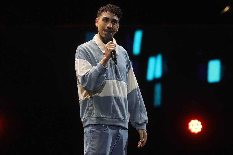 El humorista entregó todos los detalles de su cábala.
Foto: Luis Bozzo / Agencia Uno.