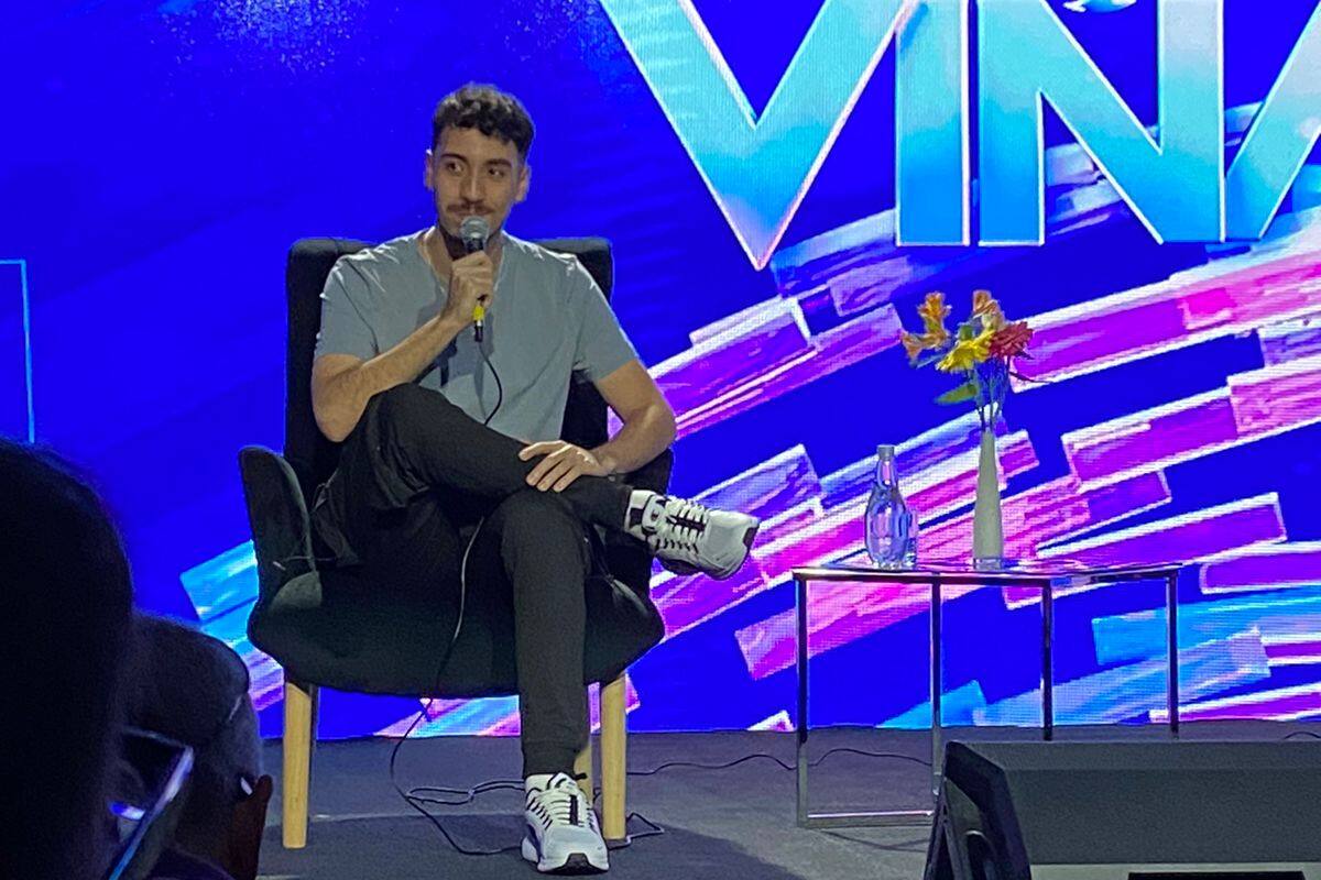 Conferencia de prensa de Diego Urrutia en el Festival de Viña 2023/ Reproducción EnCancha