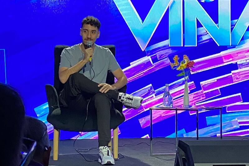 Conferencia de prensa de Diego Urrutia en el Festival de Viña 2023/ Reproducción EnCancha